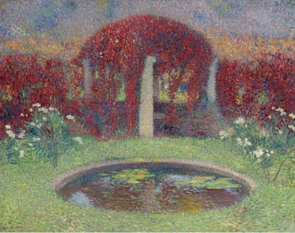 The Pool and the Arbour by Henri Martin